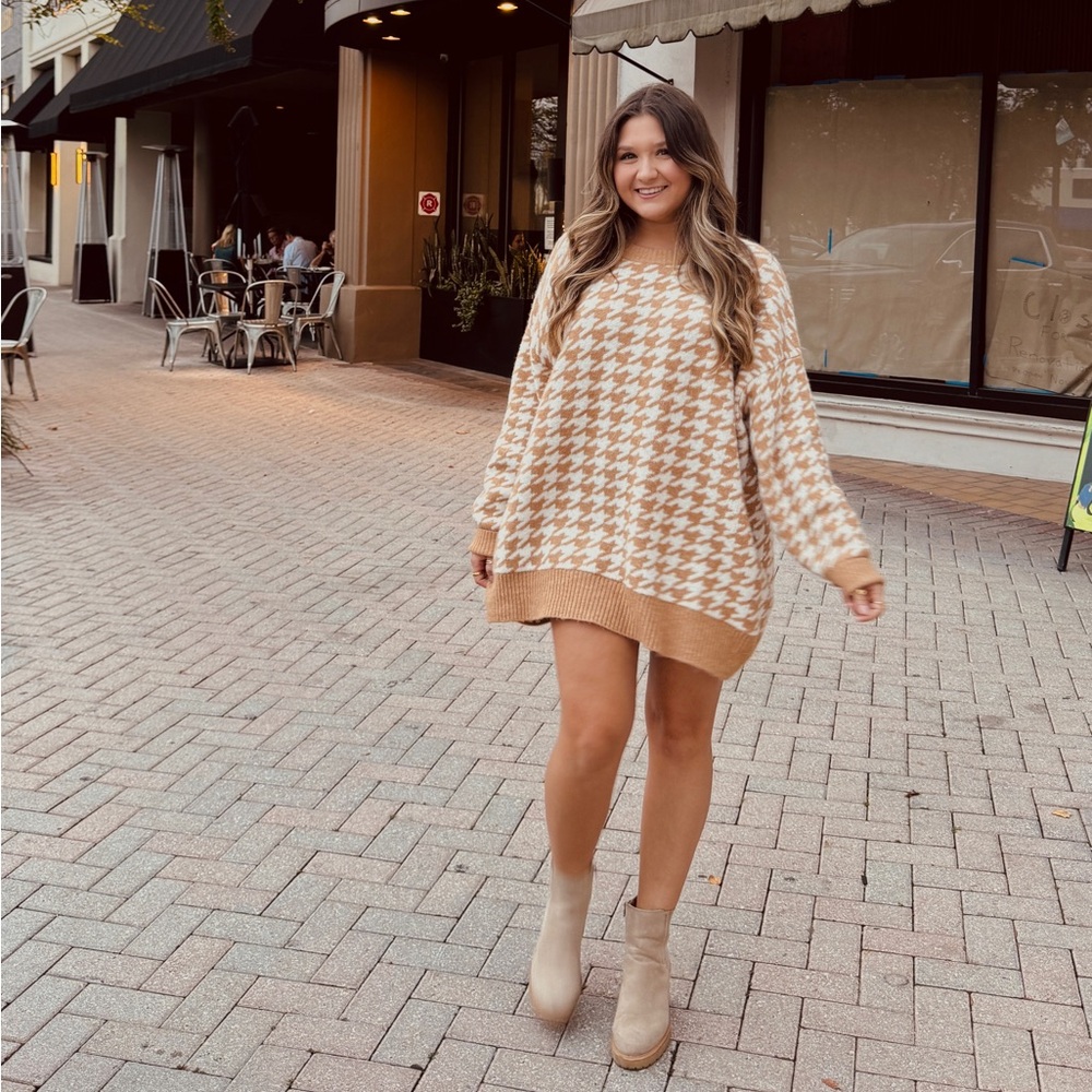 Brown Sweater Dress